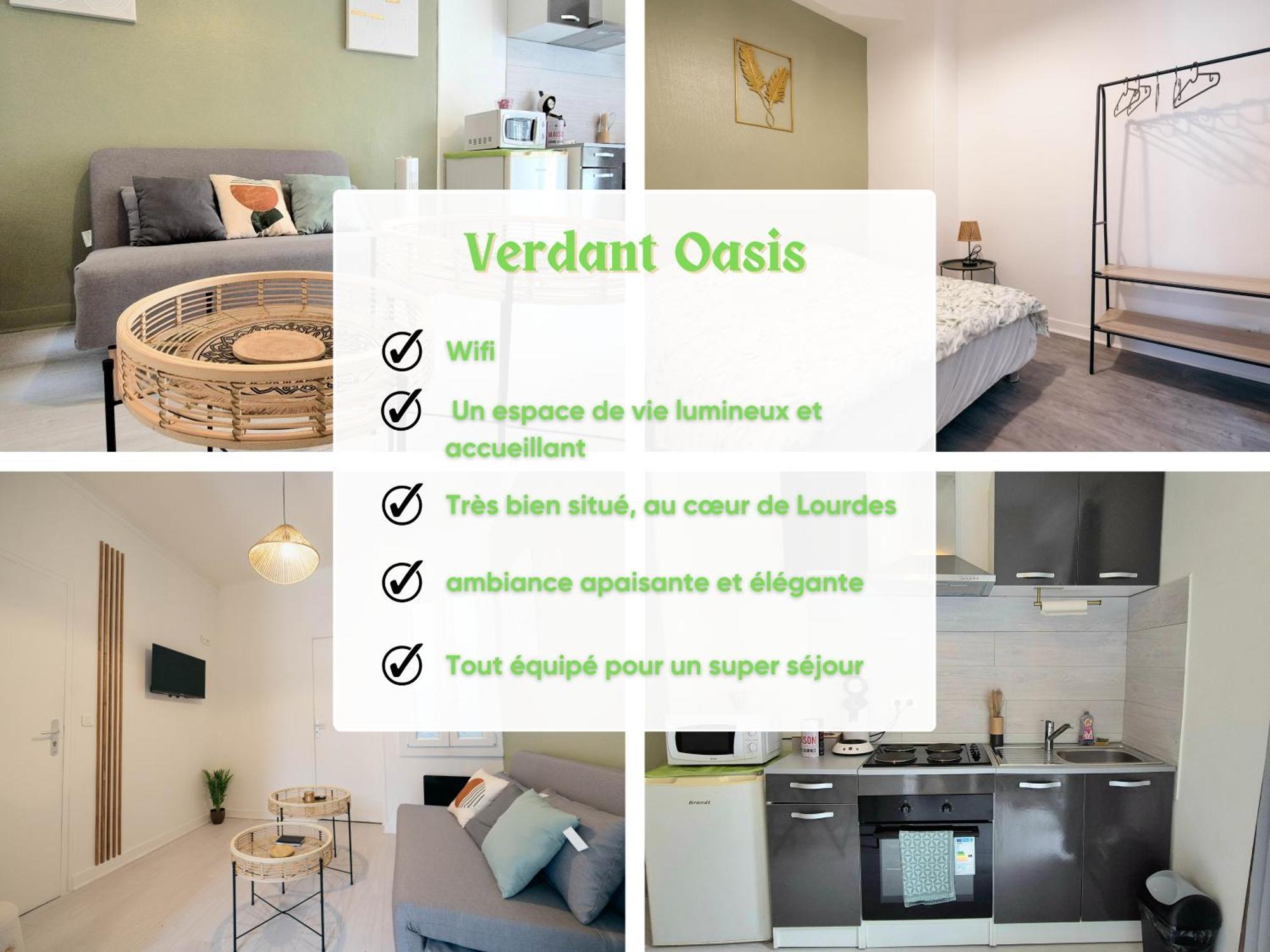 Verdant Oasis - Proche Du Centre - Wifi Gratuit - Parking A Proximite Lourdes Eksteriør bilde